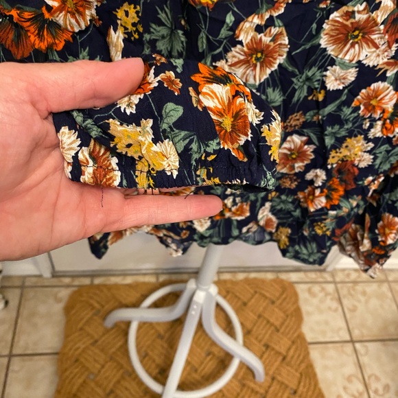 JODIFL Mixed Floral Print Top LS S Oversized - Picture 5 of 7